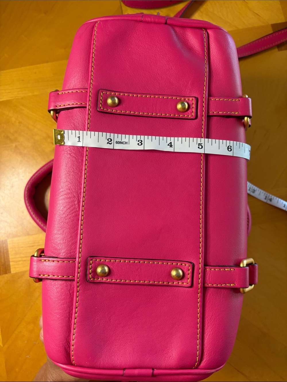 Dooney & Bourke Fuchsia Florentine Satchel - Picture 6 of 15